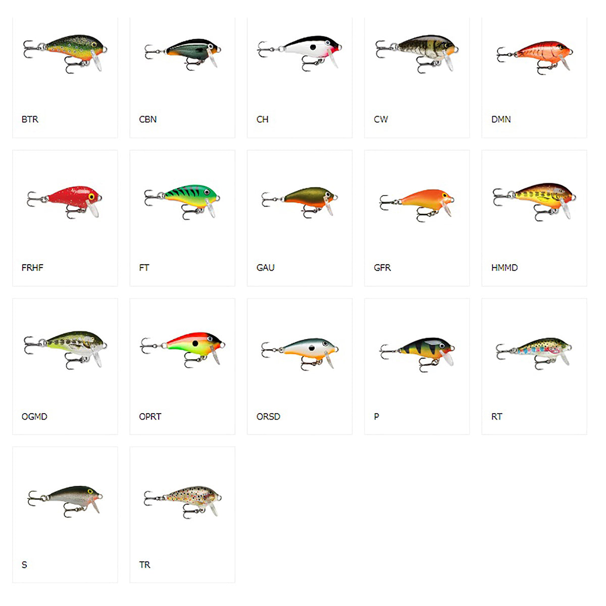 ラパラ(Rapala) MINI FAT RAP ミニ ファット ラップ 3cm 4g レッドホログラムフレーク MFR3-FRHF