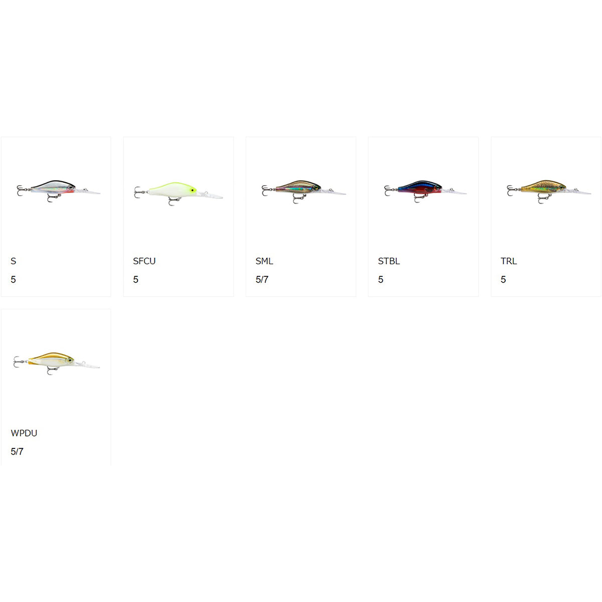 ラパラ(Rapala) SHADOW RAP JACK DEEP シャドウ ラップ ジャック ディープ 5cm 6g ライブローチ SDRJD5-ROL