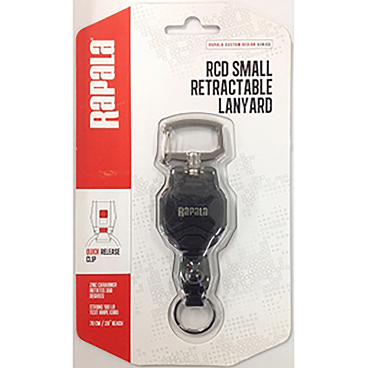 ラパラ(Rapala) スモールリトラクタブルランヤード ブラック RCDRL3BK