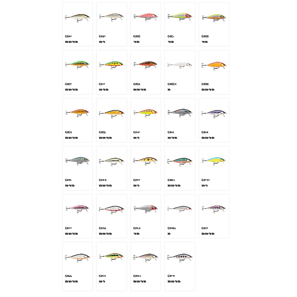 ラパラ(Rapala) カウント ダウン エリート 5.5cm GDGA ギルディッドゴールドアユ CDE55 COUNT DOWN ELITE