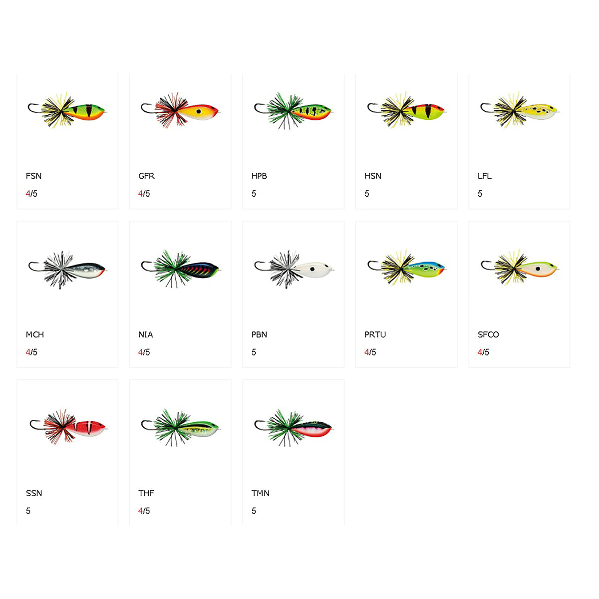 ラパラ(Rapala) ビーエックス スキッター フロッグ 5.5cm HSN ホットスネイク BXSF5 BX SKITTER FROG