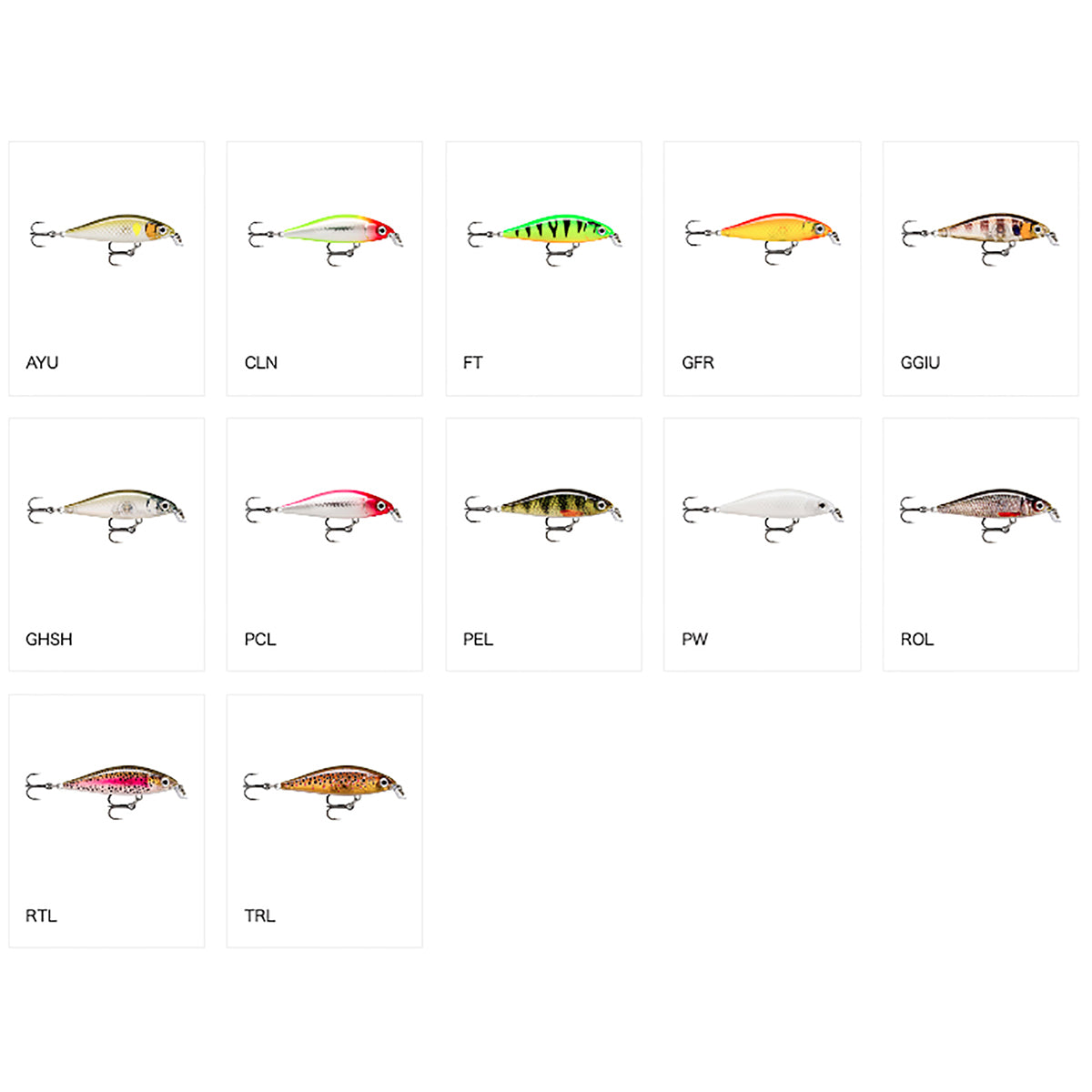 ラパラ(Rapala) エックスライト ミノー 5cm 4g PEL ライブパーチ FNM5-PEL
