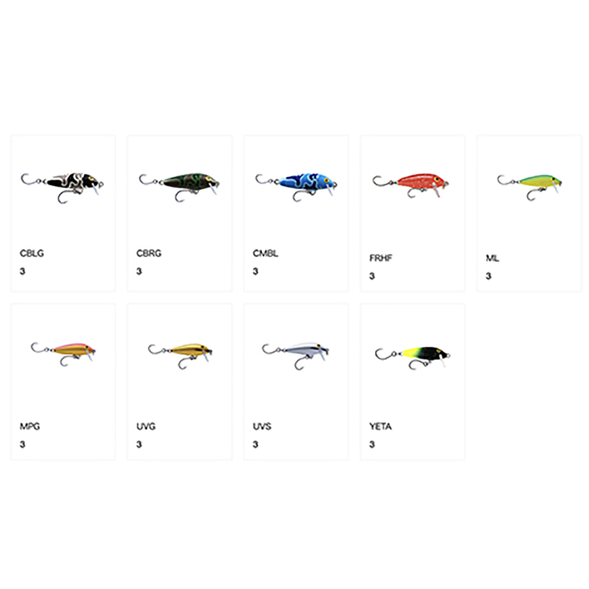 ラパラ(Rapala) カウントダウン シングルフック 3cm 4g FRHF レッドホロフレーク CD3/SH