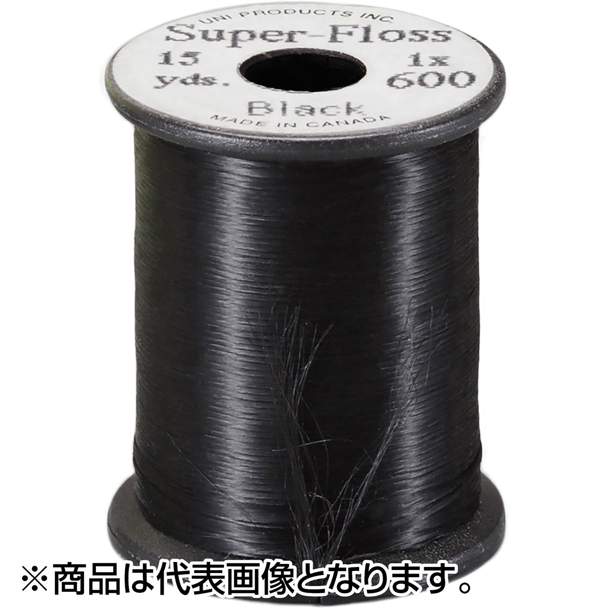 ティムコ(TIEMCO) UNI 15yds. スーパーフロス ブラック