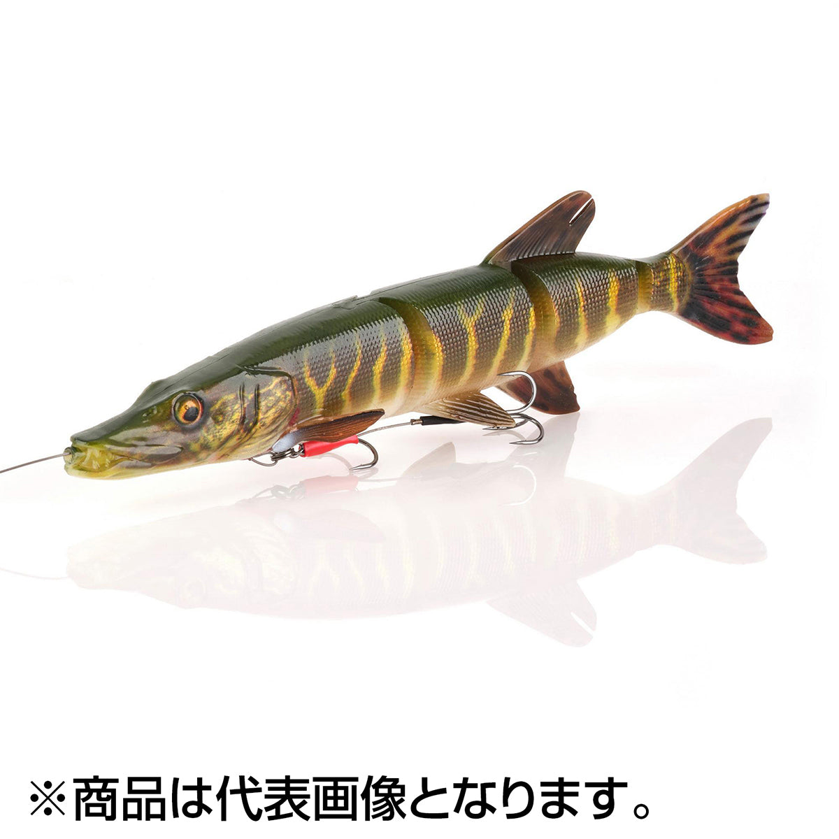 Savage Gear (サベージギア) 4Dラインスルーパイク 19インチ スローシンキング ストライプパイク