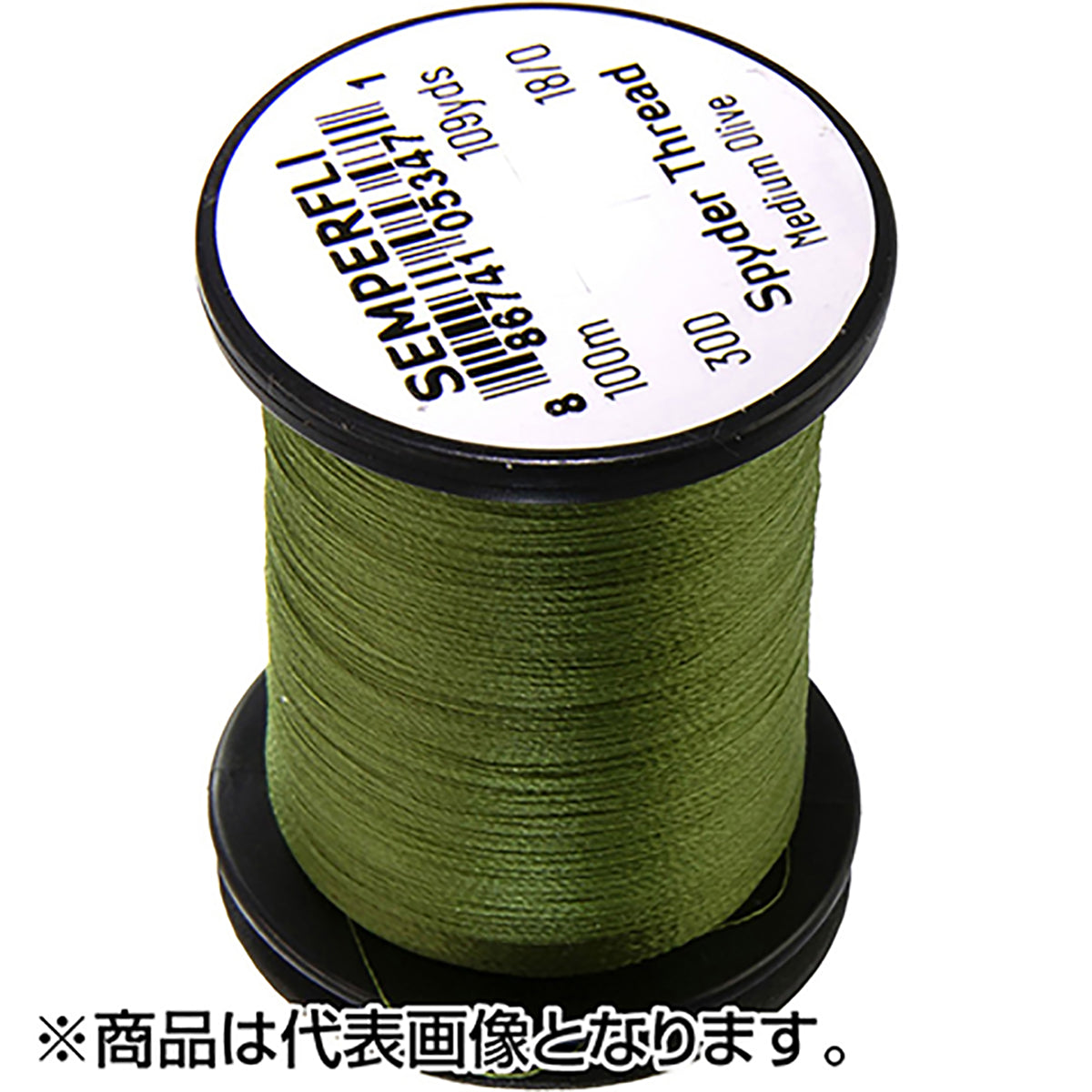 ティムコ(TIEMCO) センパーフライ スパイダースレッド 18/0 MDオリーブ