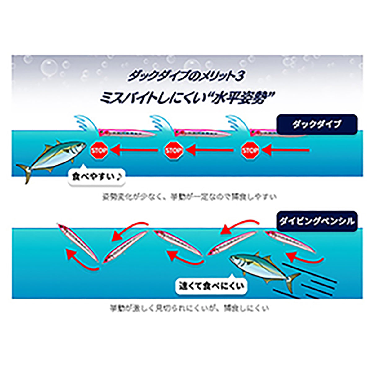 マリア(MARIA) ダックダイブF190 B35H トビウオ