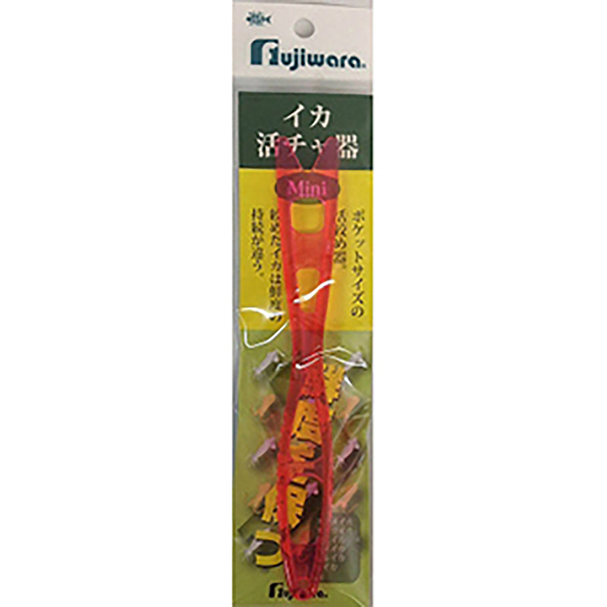 フジワラ イカ活チャキ ミニタイプ スケルトンピンク