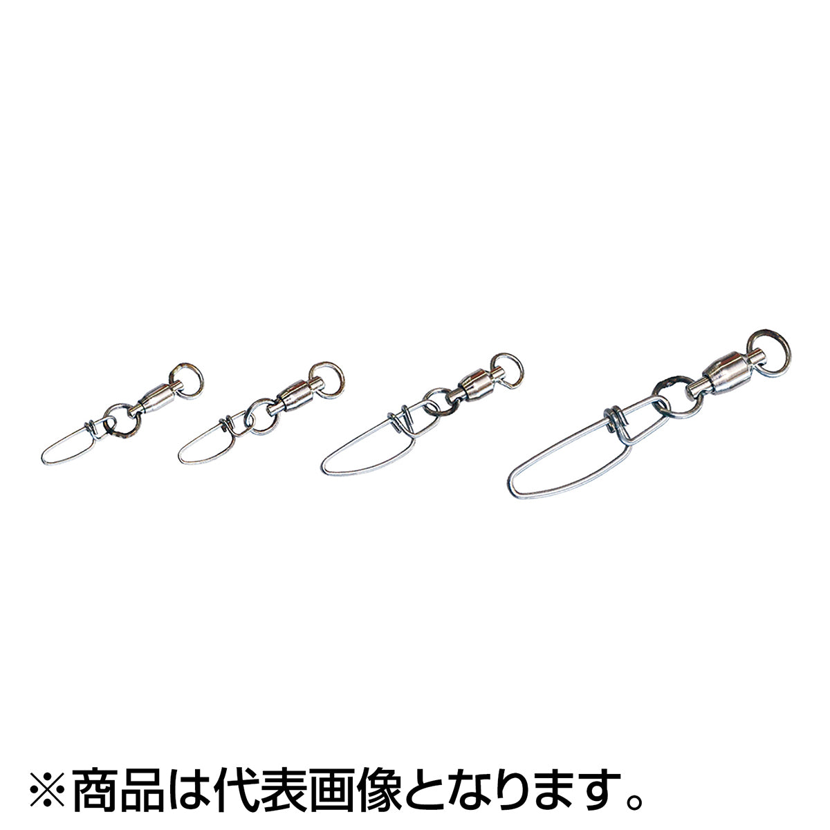 ジャクソン(Jackson) ボールベアリング クロスロックスイベル #0 シルバー