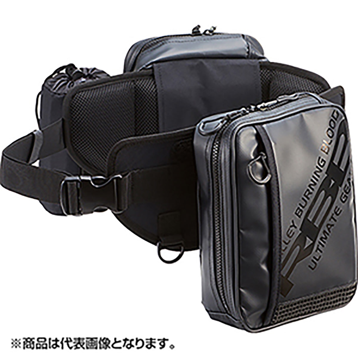 双進(SOSHIN) RBB リバレイ ロックショアサポーター FREE フルブラック 7696