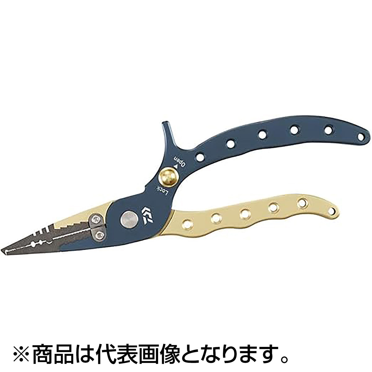 ダイワ(DAIWA) アルミプライヤーα200H ロック LG C ディープブルー