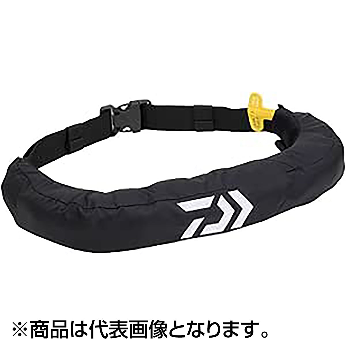 ダイワ(DAIWA) DF-2724 インフレータブルライフジャケット (ウエストタイプ自動・手動膨脹式) ブラック フリー