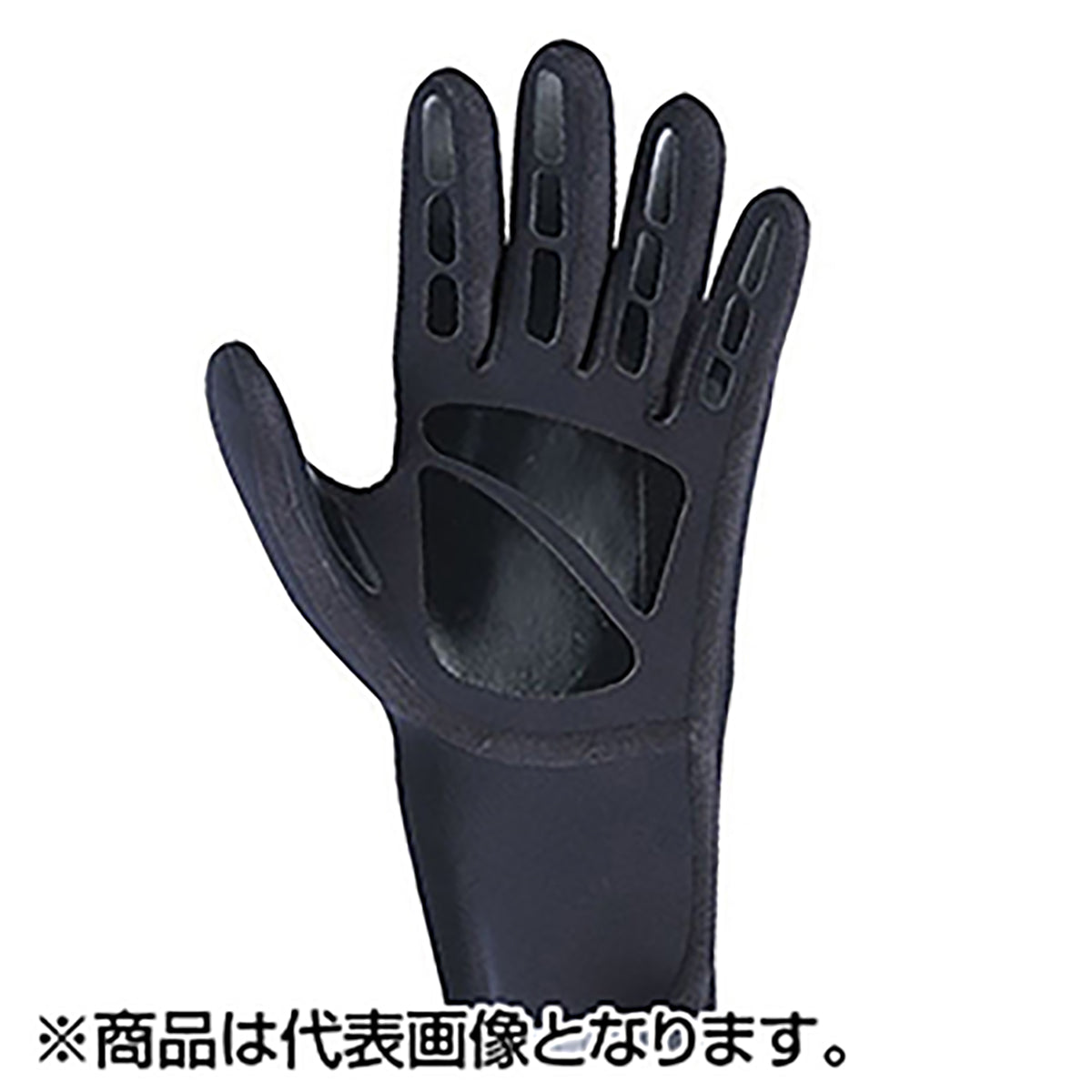 マズメ(mazume) ネオプレーングローブ 650 L ブラック×イエロー MZGL-F650