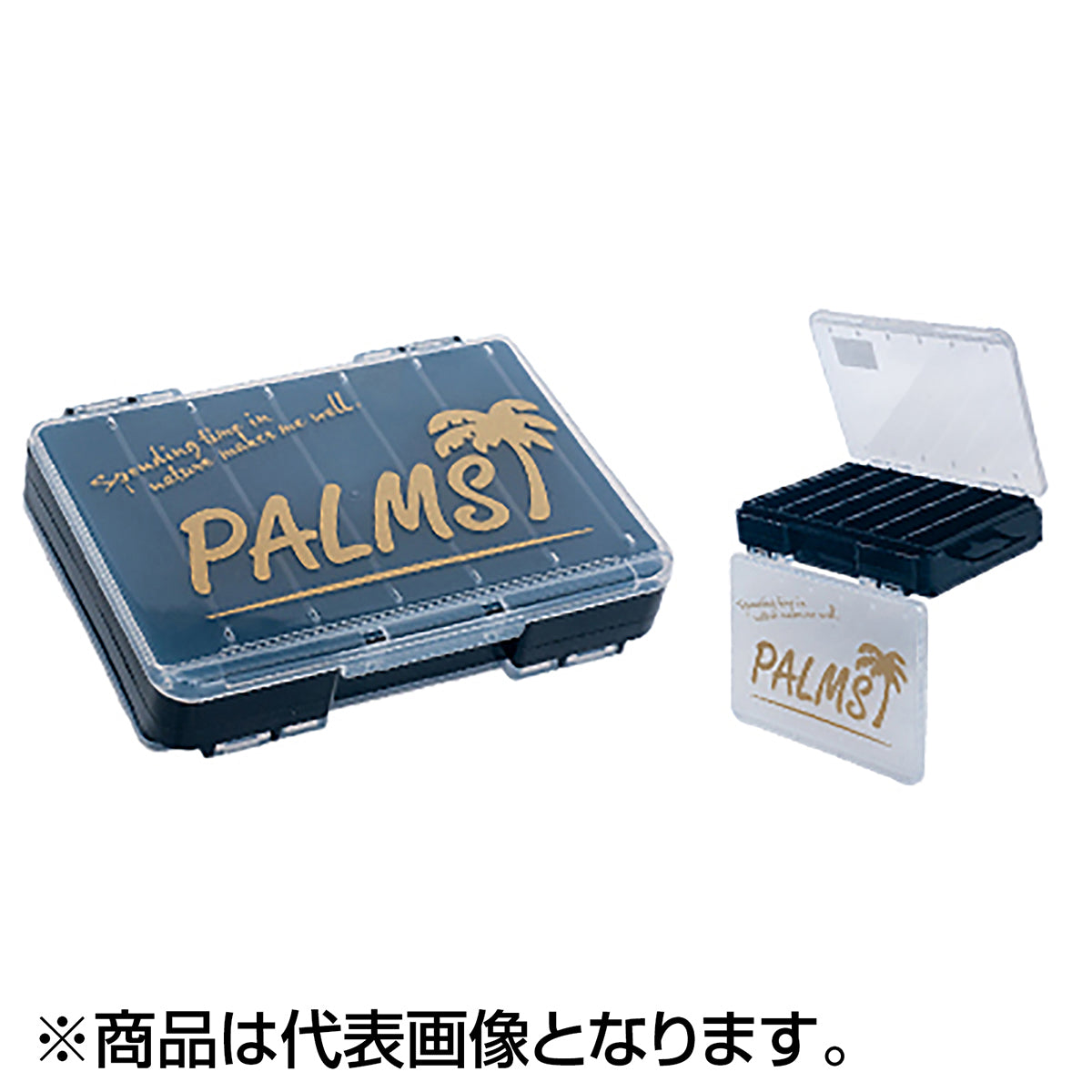 パームス(PALMS) ルアーケースリバーシブル02 ブラック D-86