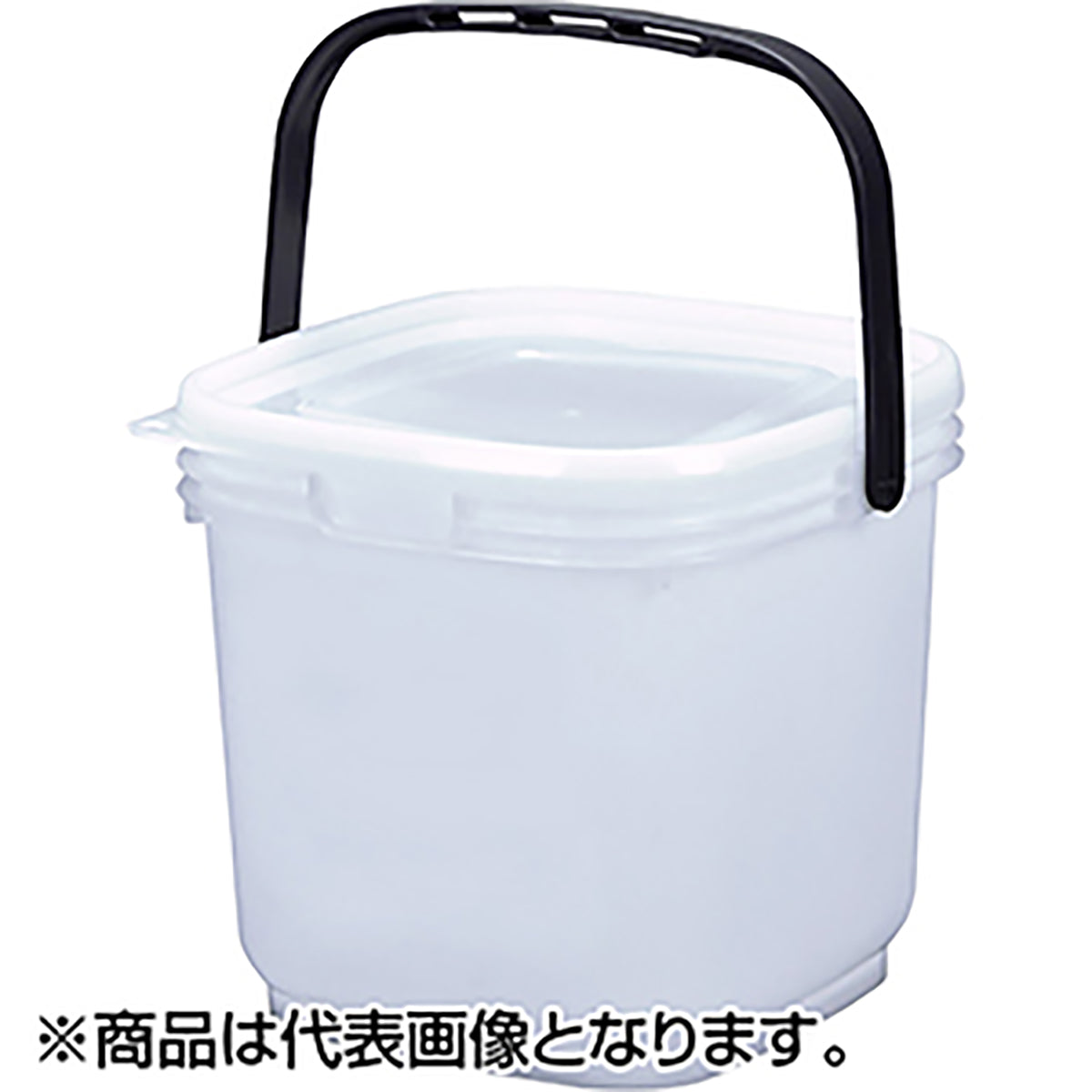 シンワ(SHINWA) コマセバケツ(角) (約) 10L ナチュラル
