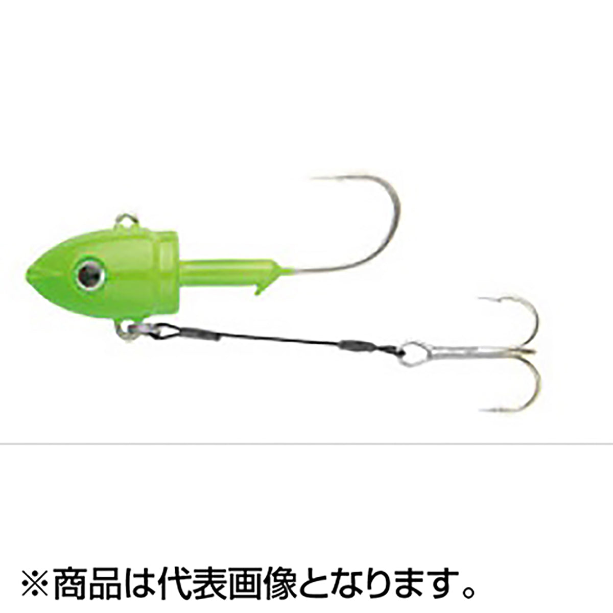 エコギア(ECOgEAR) 3Dジグヘッド 14g D01グロウ(夜光)