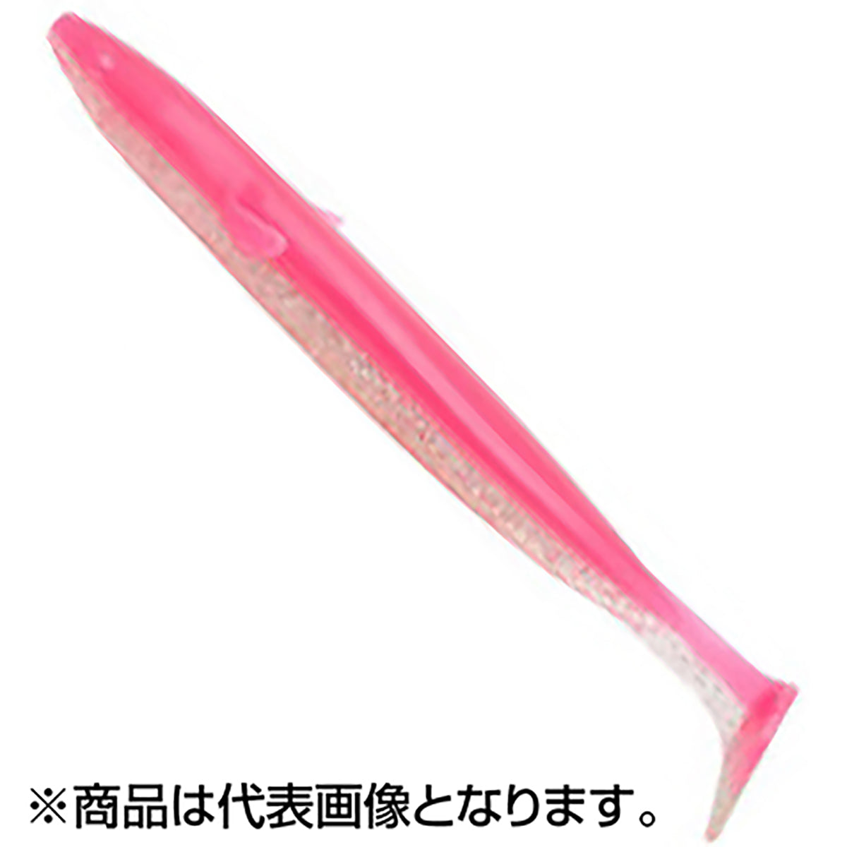 エコギア(ECOGEAR) パワーシャッド 4インチ/100mm #158 スーパーホログラム / ピンクグロウ(夜光)
