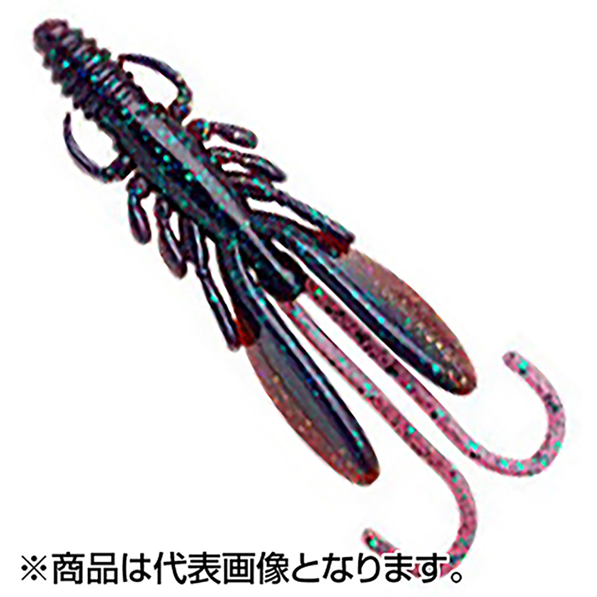 エコギア(ECOgEAR) バグアンツ 2インチ/60mm #414 魅惑パープルカモ