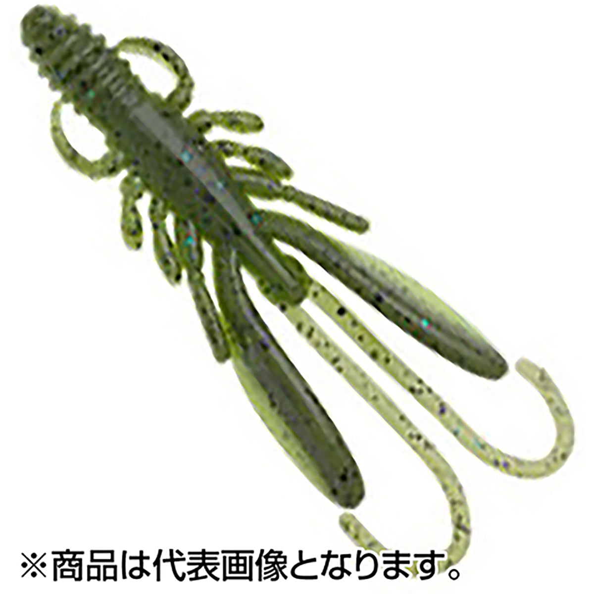 エコギア(ECOgEAR) バグアンツ 3インチ/82mm #434 アボカドチャートハーフフロート