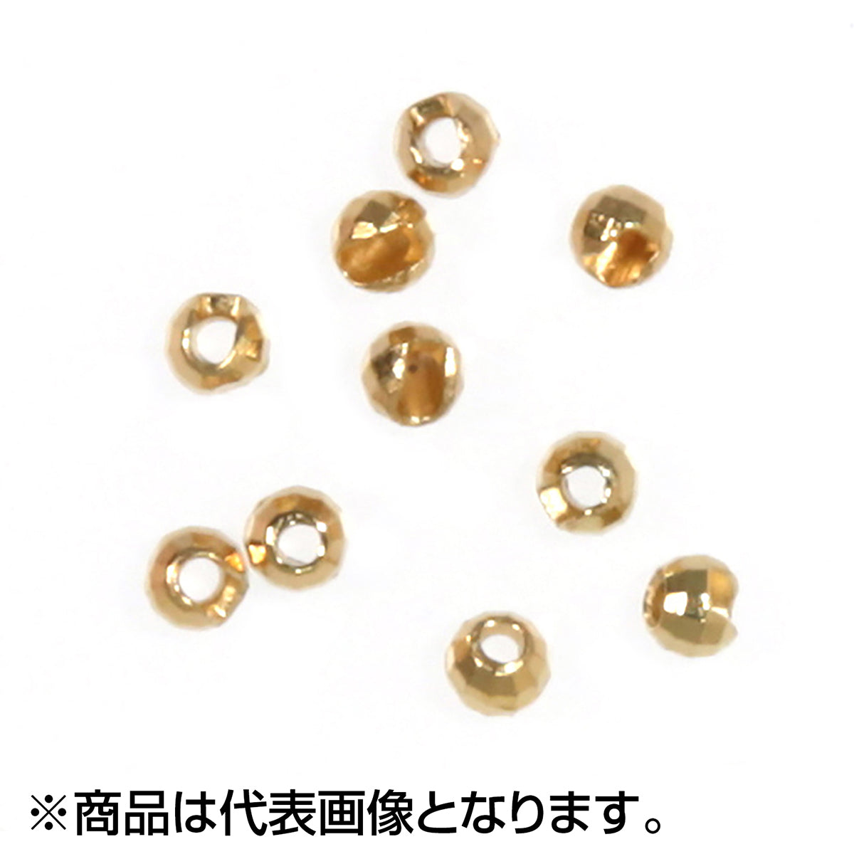 ティムコ(TIEMCO) タングステンビーズプラス XS 2.5mm ゴールド(ミラーボールカット)