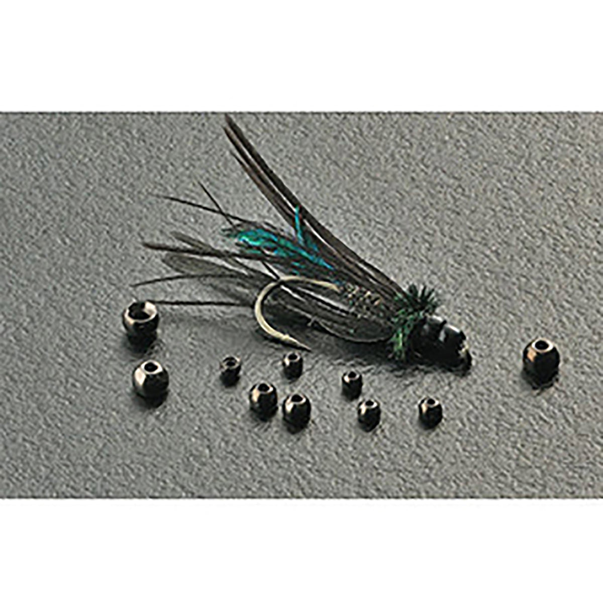 ティムコ(TIEMCO) TMC Tungsten Bead Black Round タングステンビーズ BLKラウンド M 3.3MM