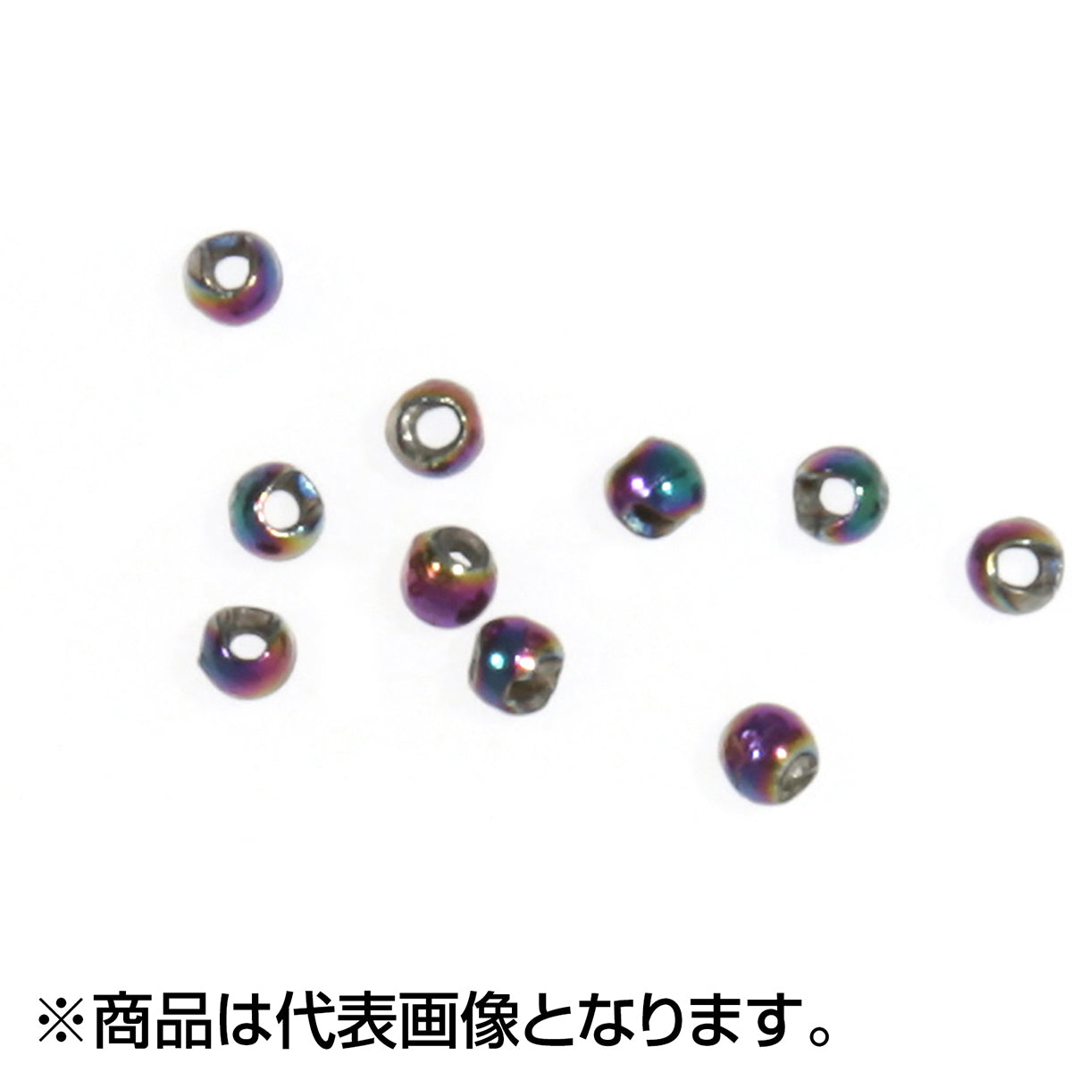 ティムコ(TIEMCO) タングステンビーズプラス XS 2.3mm レインボー(ノーマルカット)