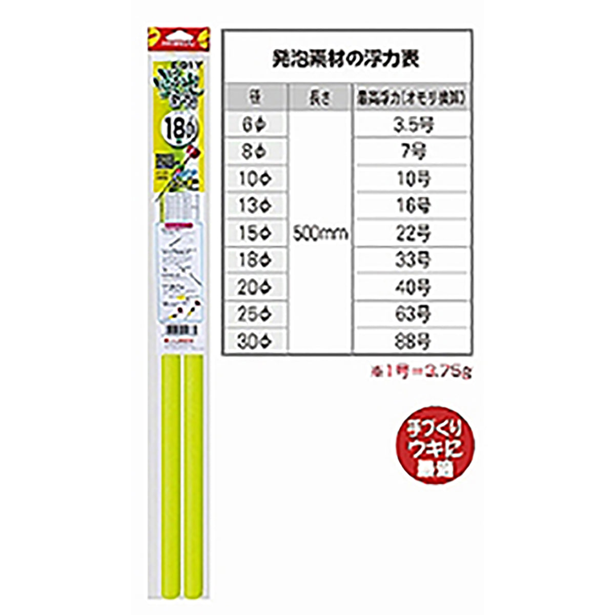 ハリミツ(HARiMiTSU) 蛍光発泡 25φ 黄 E-91Y