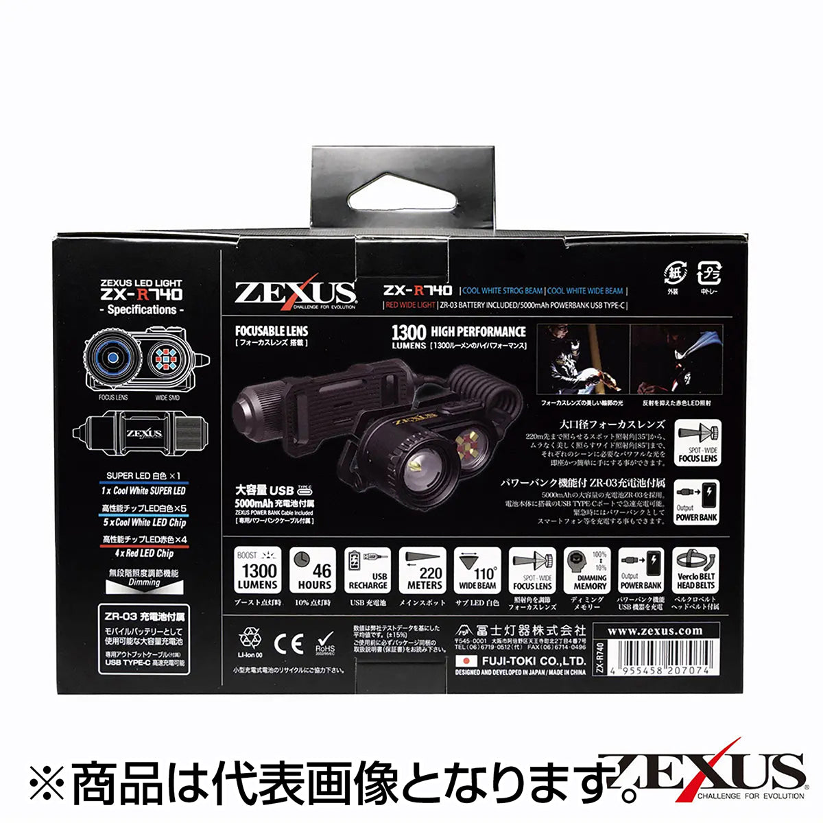 冨士灯器(FUJI-TOKI) LEDライト ZX-R740