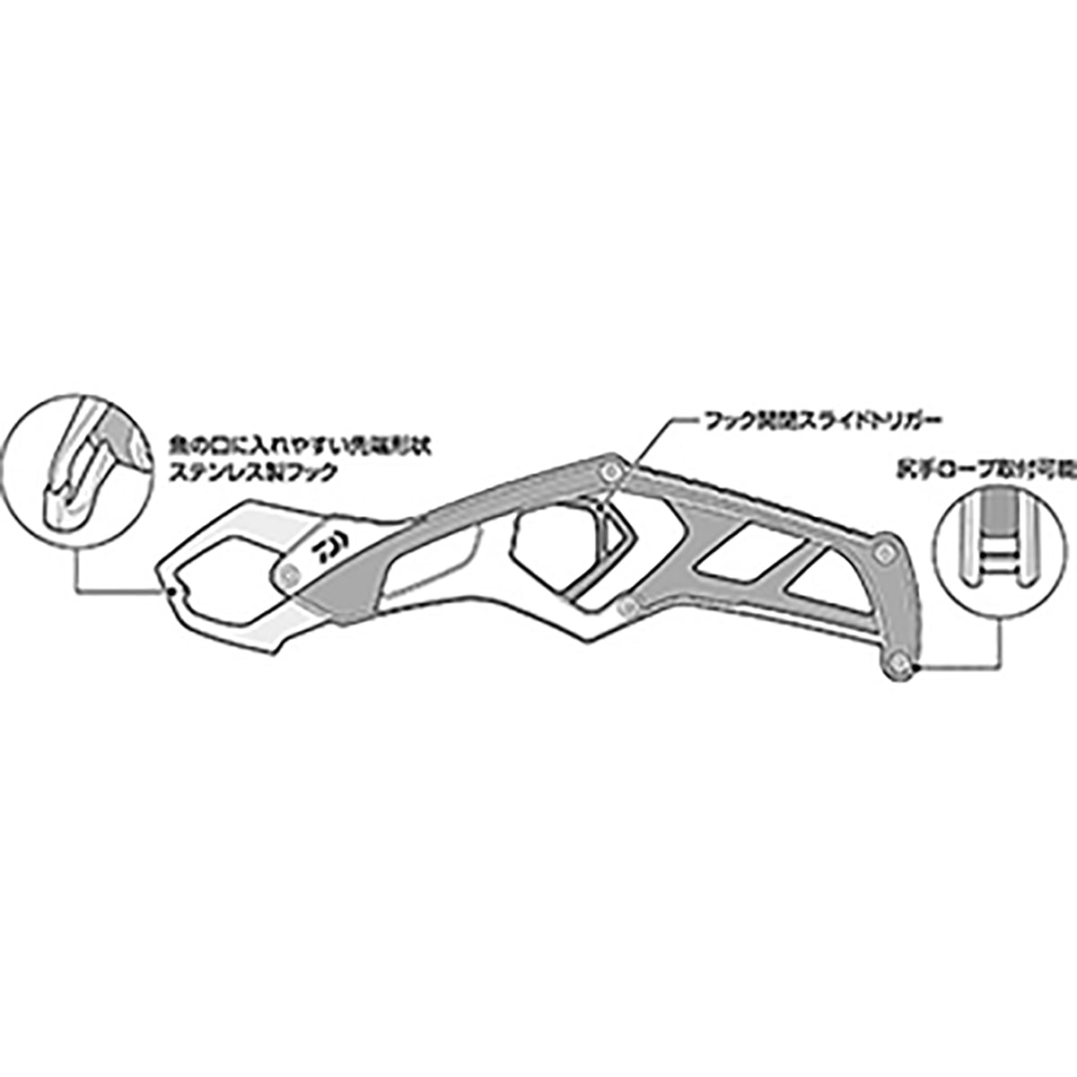 ダイワ(DAIWA) フィッシュグリップST225 レッド