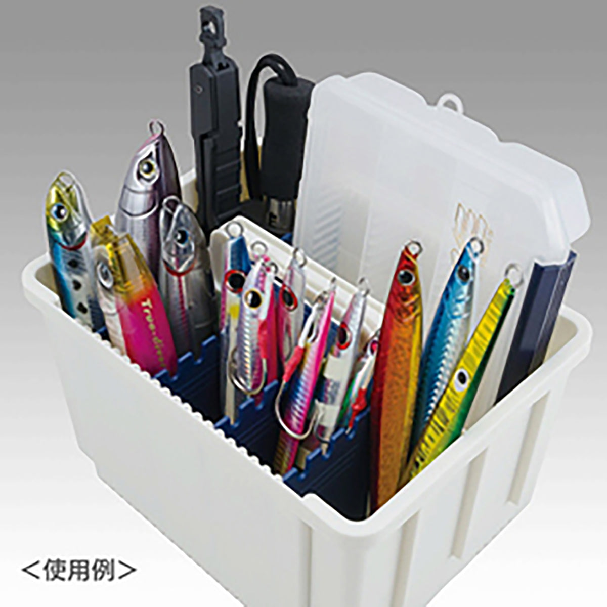 メイホウ(MEIHO) インナーストッカー BM-S ホワイト/ネイビー タックルボックス ツールボックス 道具箱