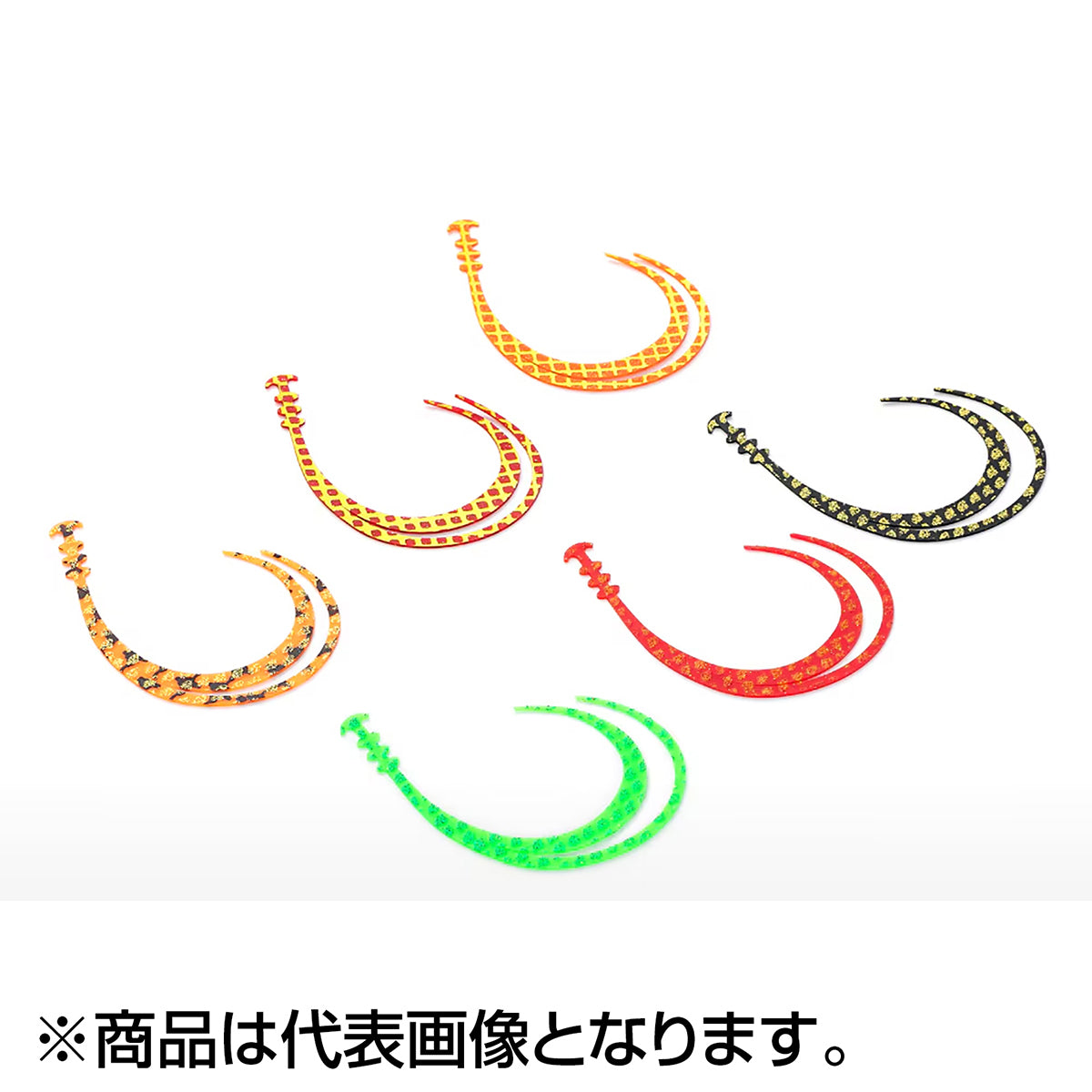 シマノ(SHIMANO) シングルカーリー M #004 レッドラメ ED-R04W