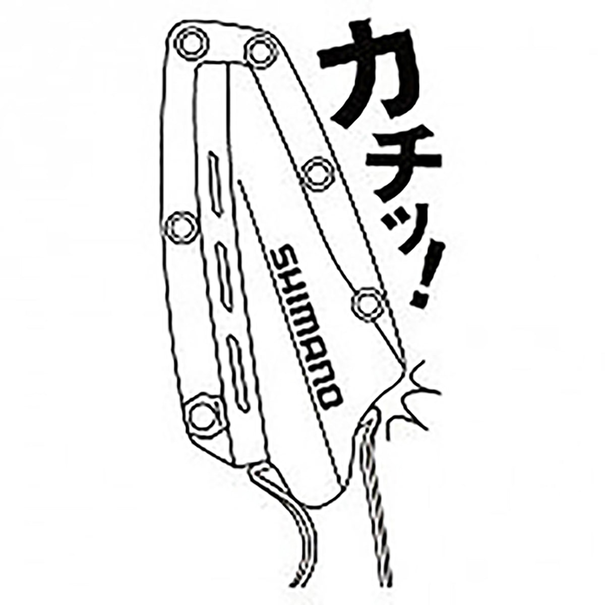 シマノ(SHIMANO) シースナイフ ロング ブラック CT-513N
