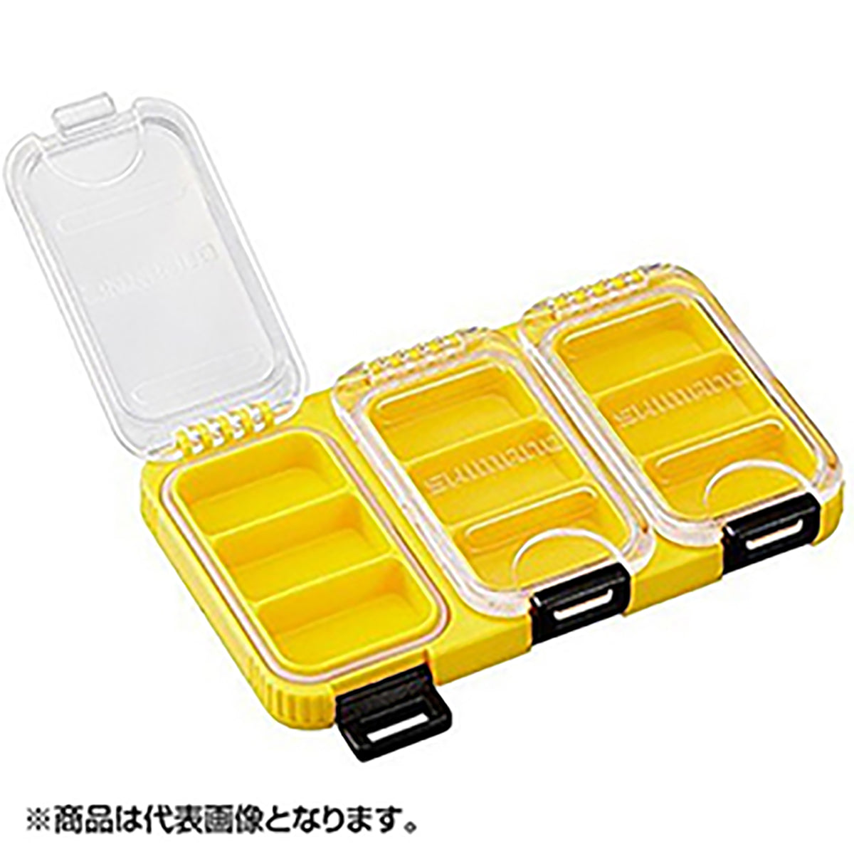 シマノ(SHIMANO) スタッフケース 3コマ イエロー CS-003Q