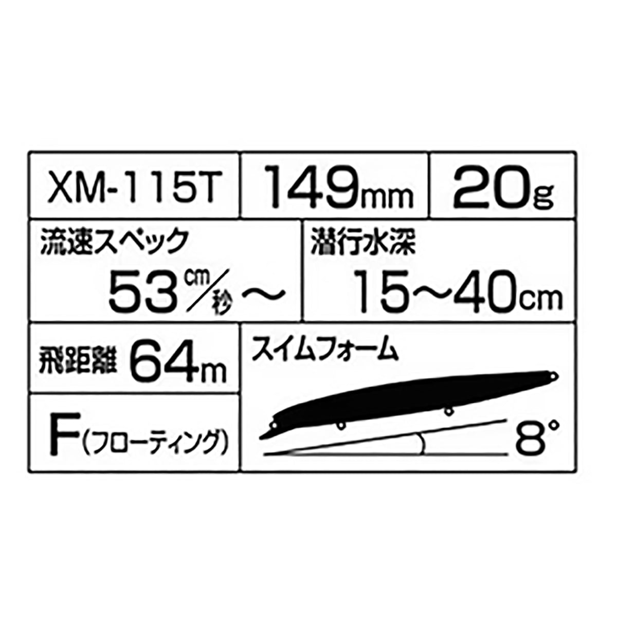 シマノ(SHIMANO) エクスセンス スリムアサシン 149F/149S ジェットブースト 149S 003 キョウリンカタクチ XM-215U