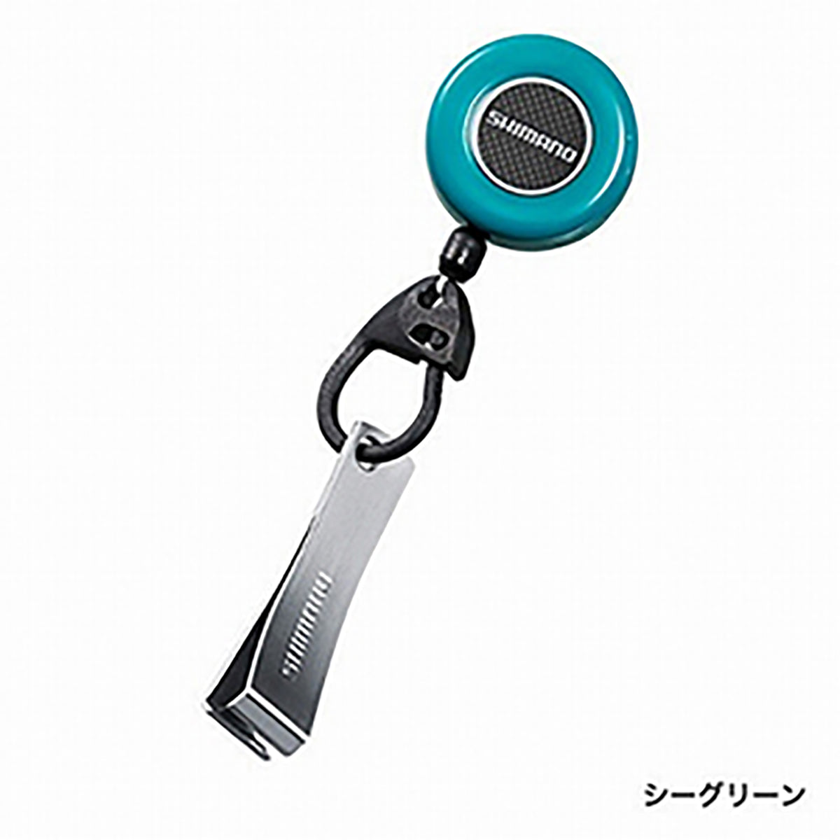 シマノ(SHIMANO) ピンオンリールR ラインカッター付 シーグリーン PI-012R