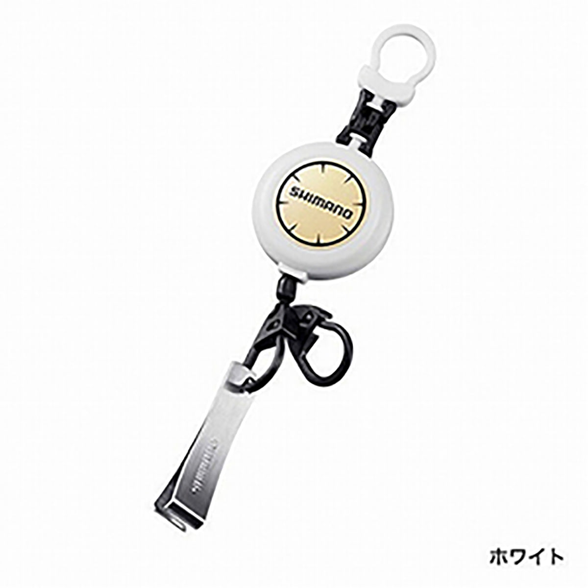 シマノ(SHIMANO) フックリールCR ラインカッター付 ホワイト PI-042R