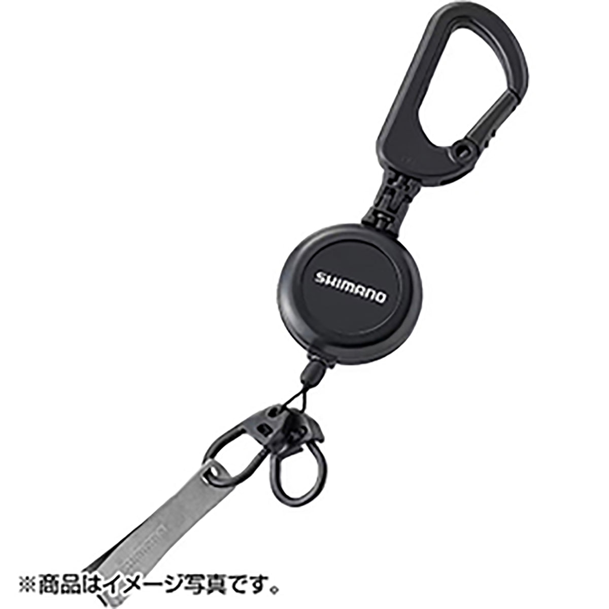 シマノ(SHIMANO) カラビナリールCR ラインカッター付 ブラック UH-213W