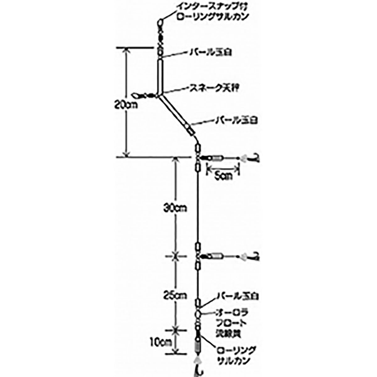 ハヤブサ(hayabusa) 誘撃カレイ イエローバ 15号 SE-755