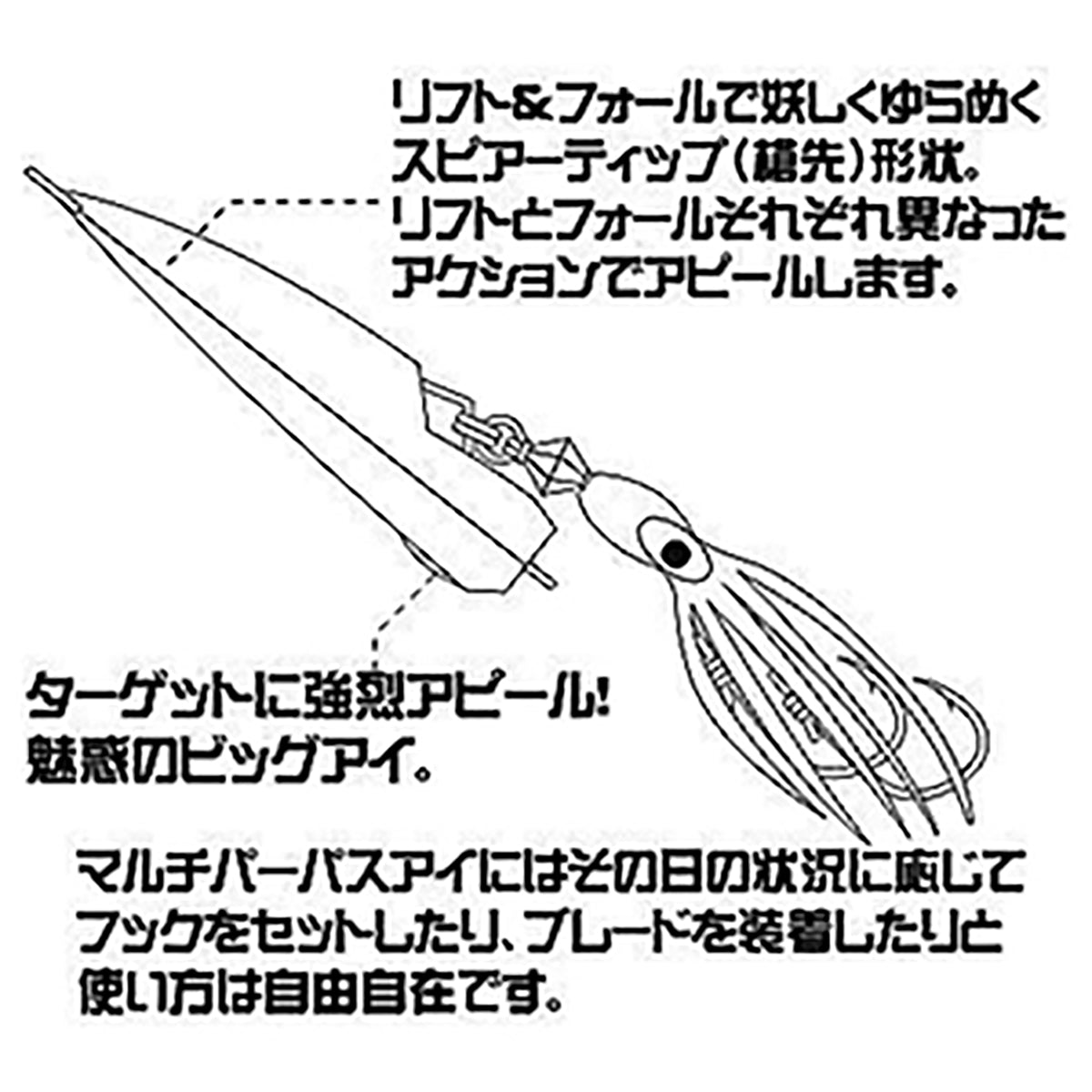 ハヤブサ(hayabusa) ジャックアイ キックボトム 120g #3 ブルピンイワシ FS-422
