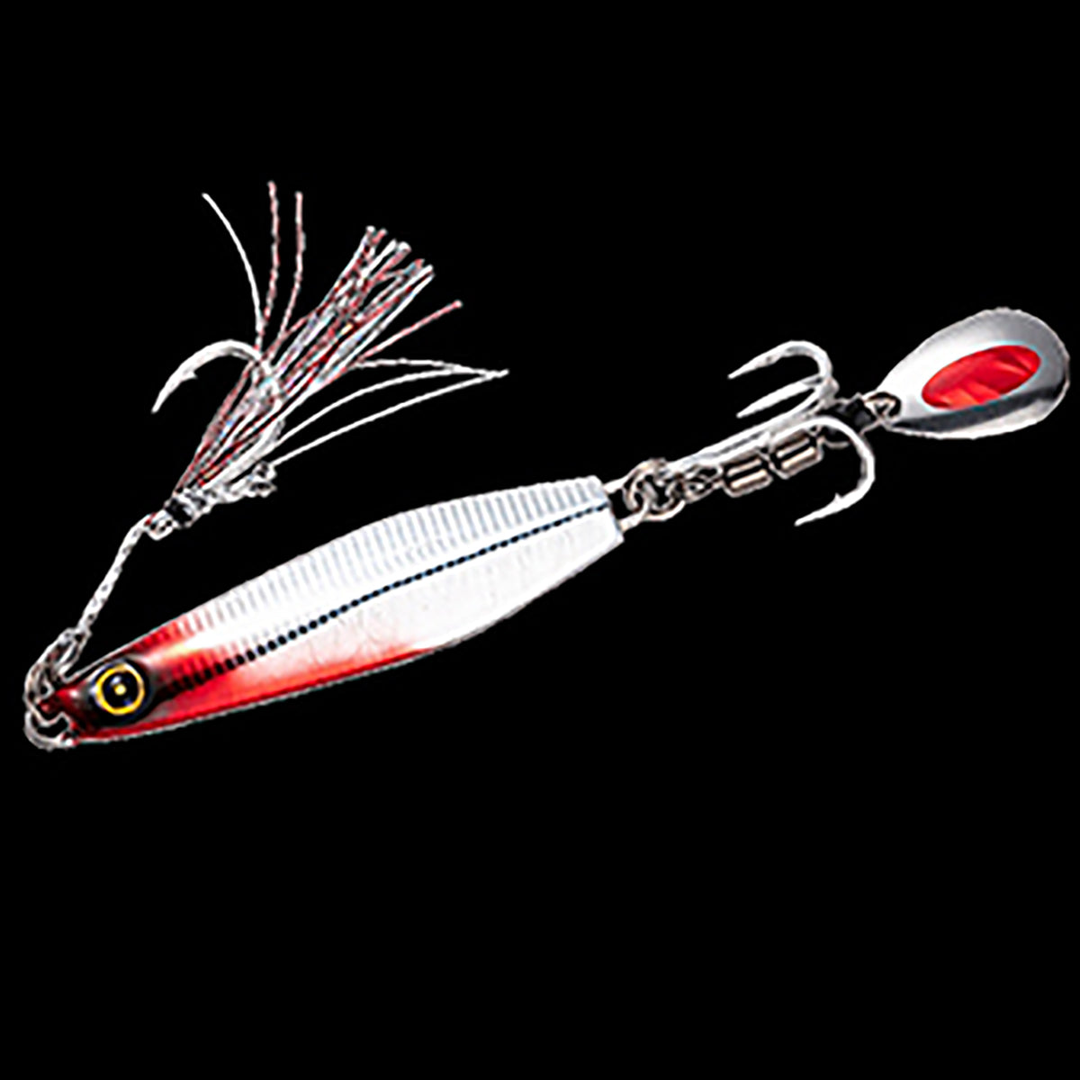 ハヤブサ(hayabusa) ジャックアイ マキマキ 20g #8 流血シルバー FS-417