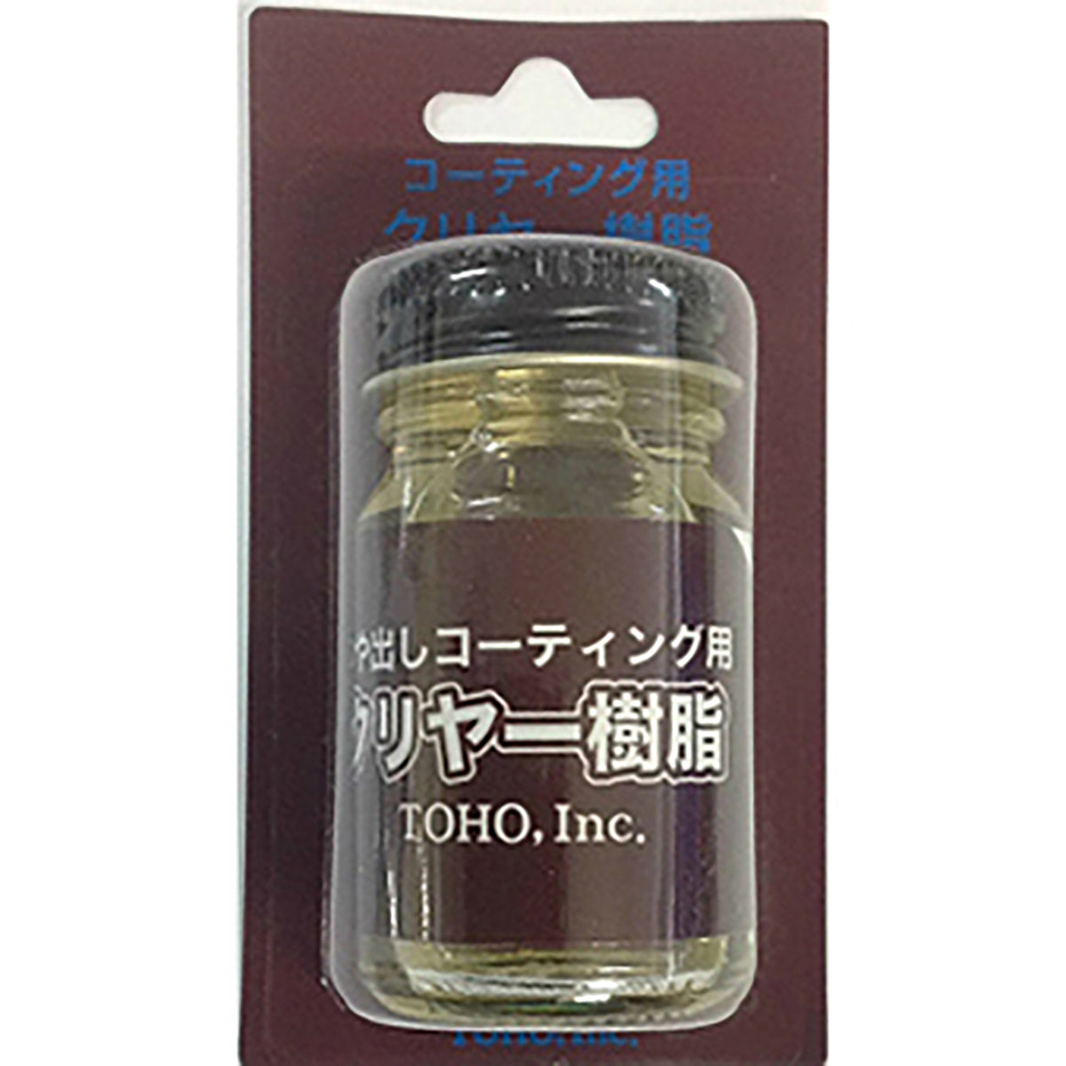 東邦産業(TOHO) クリヤー樹脂 18ml 自作 修復 リペア ルアー ウキ ジグ