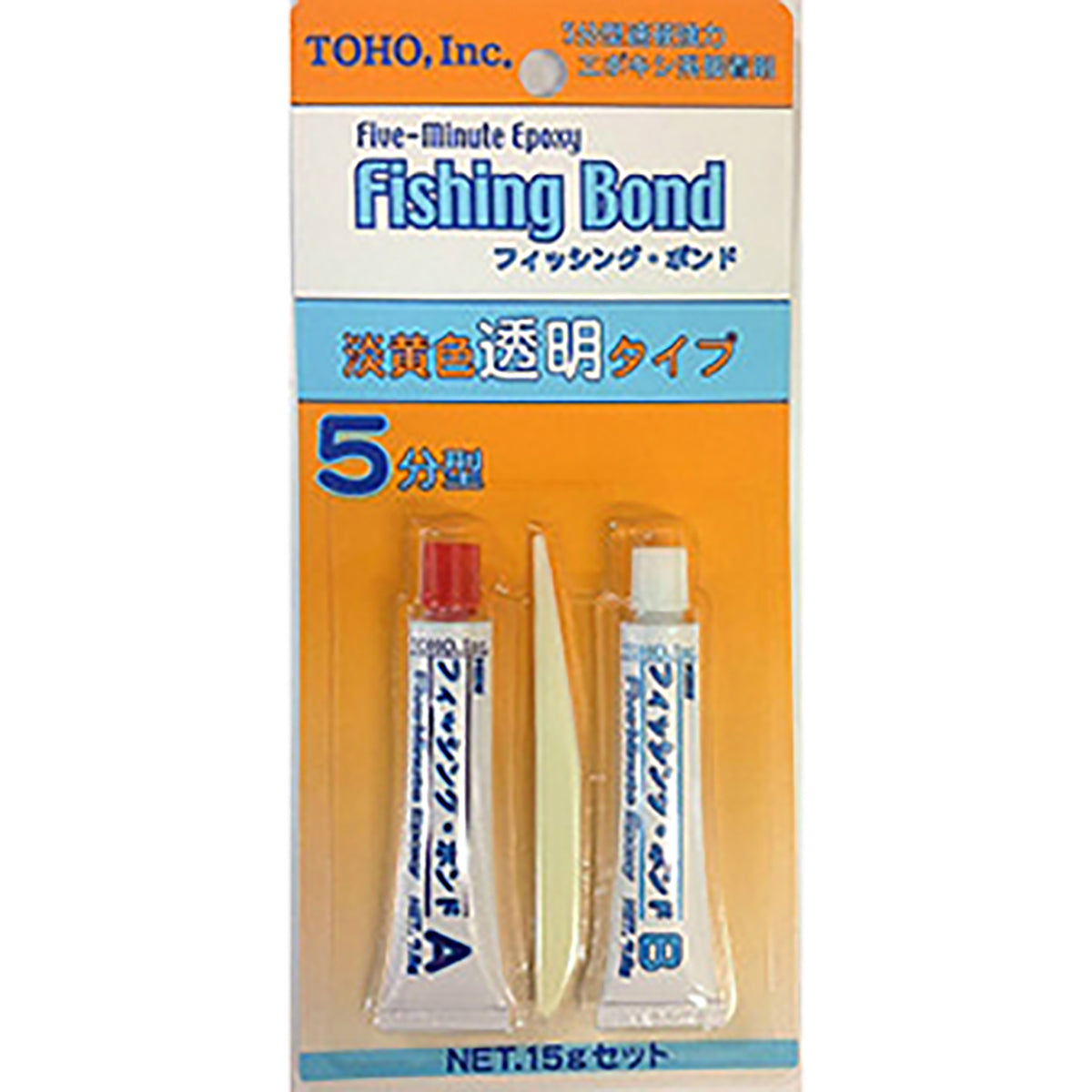 東邦産業(TOHO) フィシング・ボンド 淡黄色透明タイプ 自作 修復 リペア ルアー ウキ ジグ