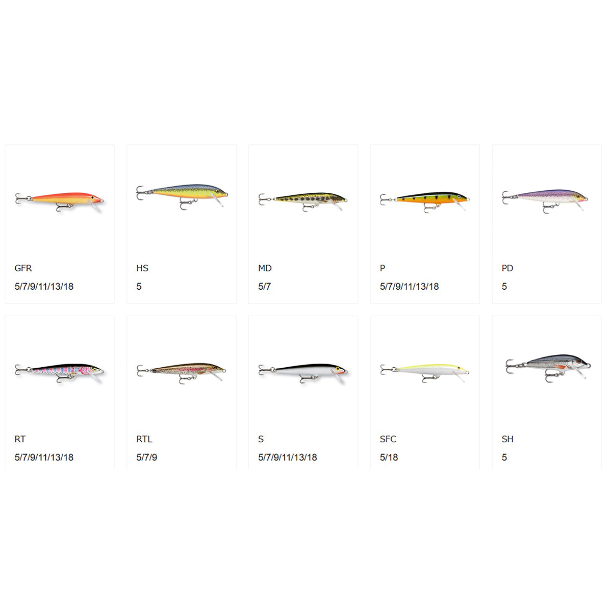 ラパラ(Rapala) ORIGINAL FLOATER オリジナル フローター 5cm 3g シルバー F5-S_0022677000251