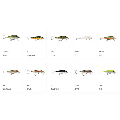 ラパラ(Rapala) COUNT DOWN Universal color カウント ダウン ユニバーサルカラー 3cm 4g ファイアタイガー CD3-FT_0022677001852