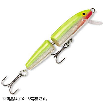 ラパラ(Rapala) FLOATING JOINTED フローティング ジョインテッド 7cm 4g シルバーフルーレセントチャートリュース J7-SFC_0022677003269