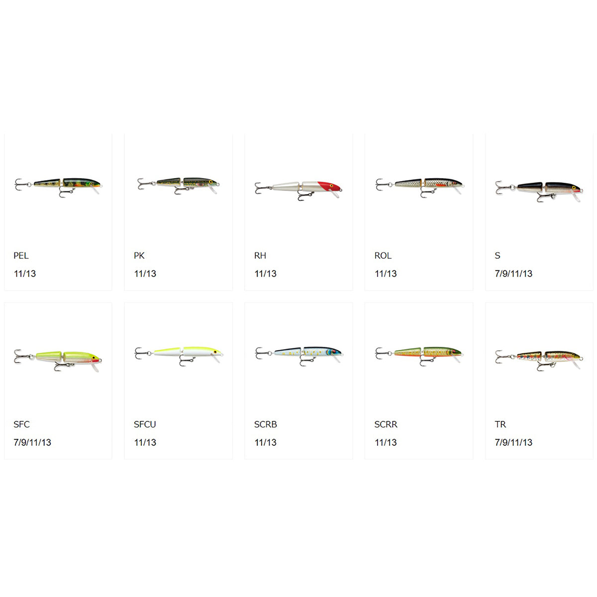 ラパラ(Rapala) FLOATING JOINTED フローティング ジョインテッド 11cm 9g ゴールド J11-G_0022677003535