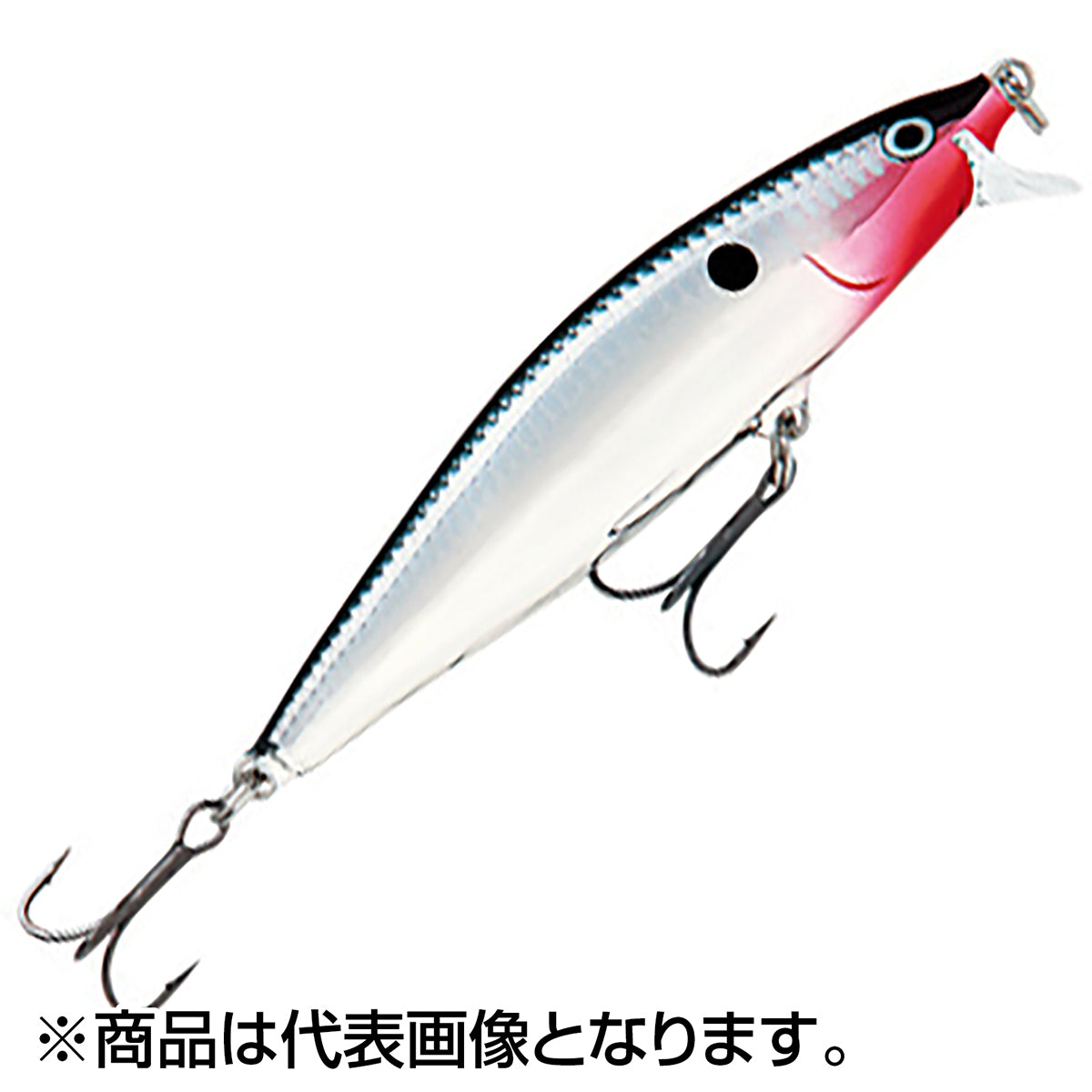 ラパラ(Rapala) フラットラップ 8cm 7g CH クローム FLR8