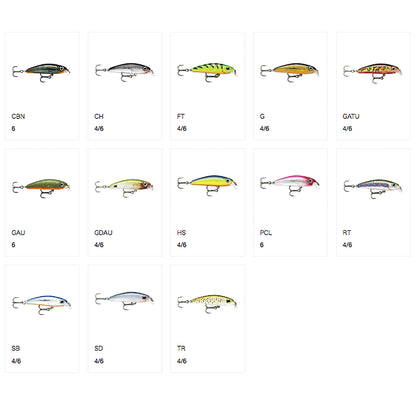 ラパラ(Rapala) ウルトラライト ミノー 6cm 4g RT レインボートラウト ULM6-RT
