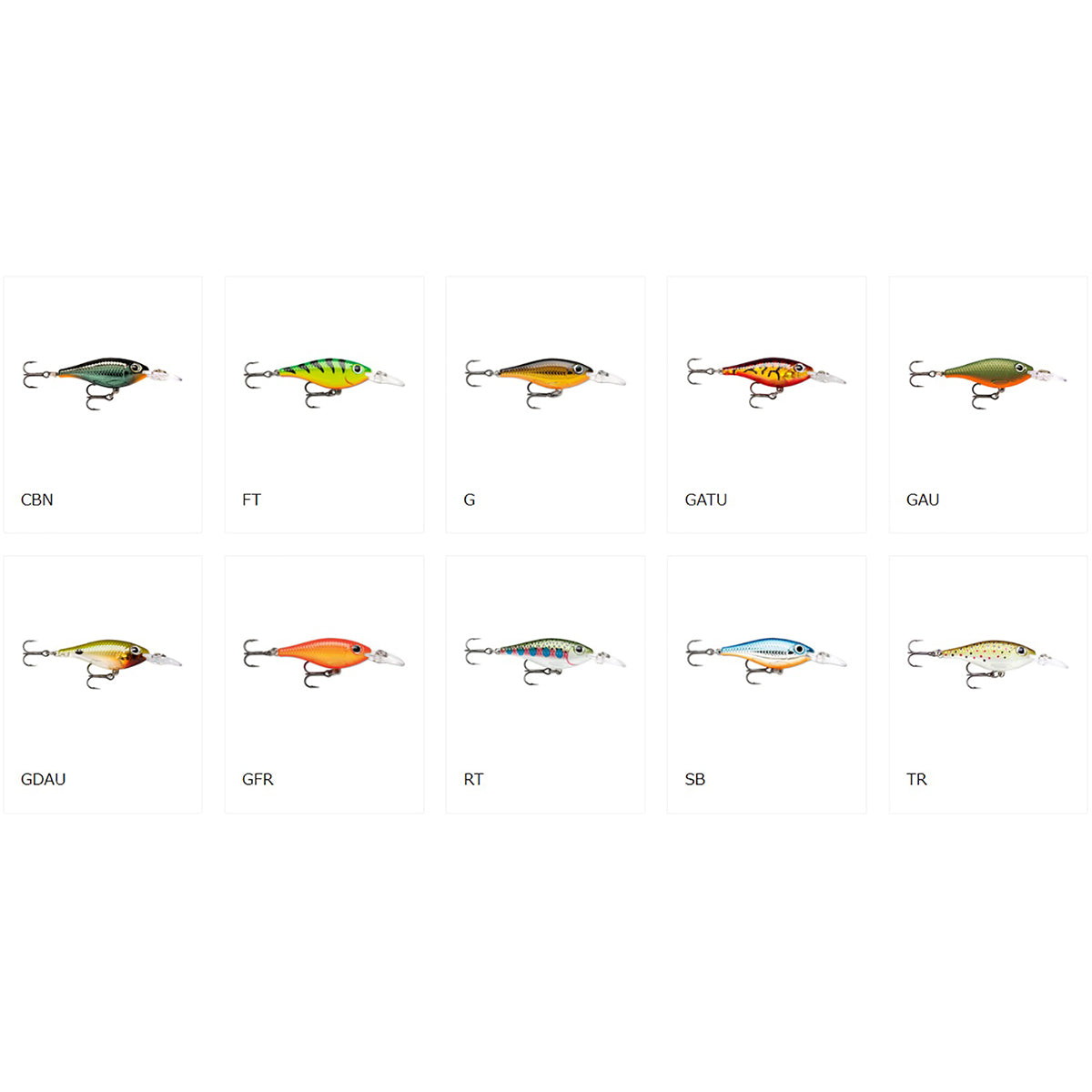 ラパラ(Rapala) ULTRA LIGHT SHAD ウルトラ ライト シャッド 4cm 3g ファイアタイガー ULS4-FT