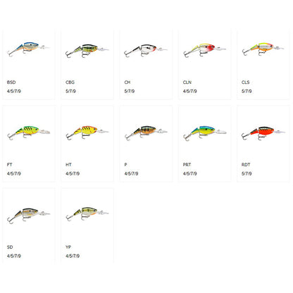 ラパラ(Rapala) JOINTED SHAD RAP ジョインテッド シャッド ラップ 5cm 8g ホットタイガー JSR5-HT